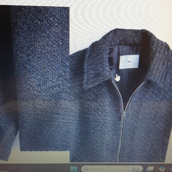 H&M Charcoal Textured Jacket - Picture 16 of 16